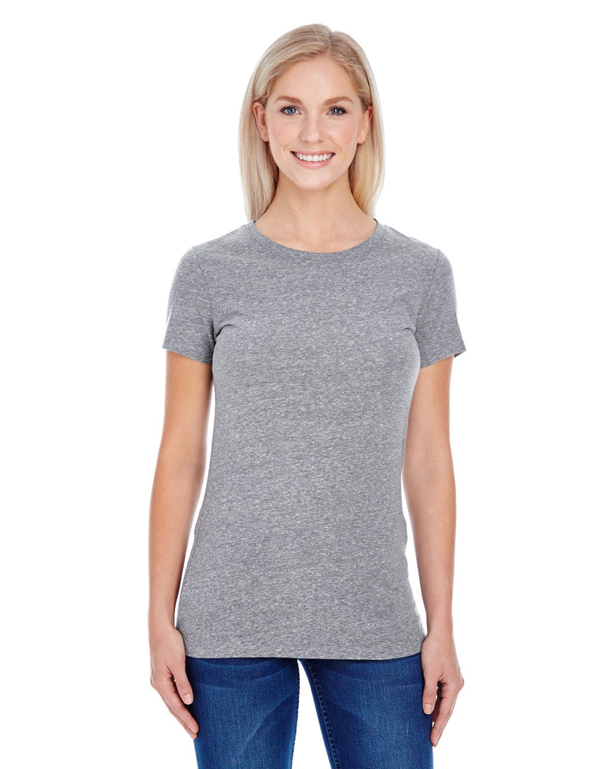 202A-Threadfast Apparel-GREY TRIBLEND-Threadfast Apparel-T-Shirts-1