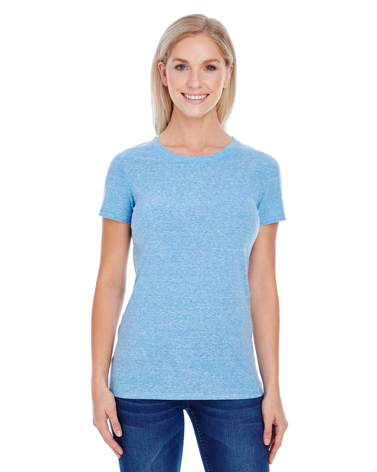 202A-Threadfast Apparel-ROYAL TRIBLEND-Threadfast Apparel-T-Shirts-1