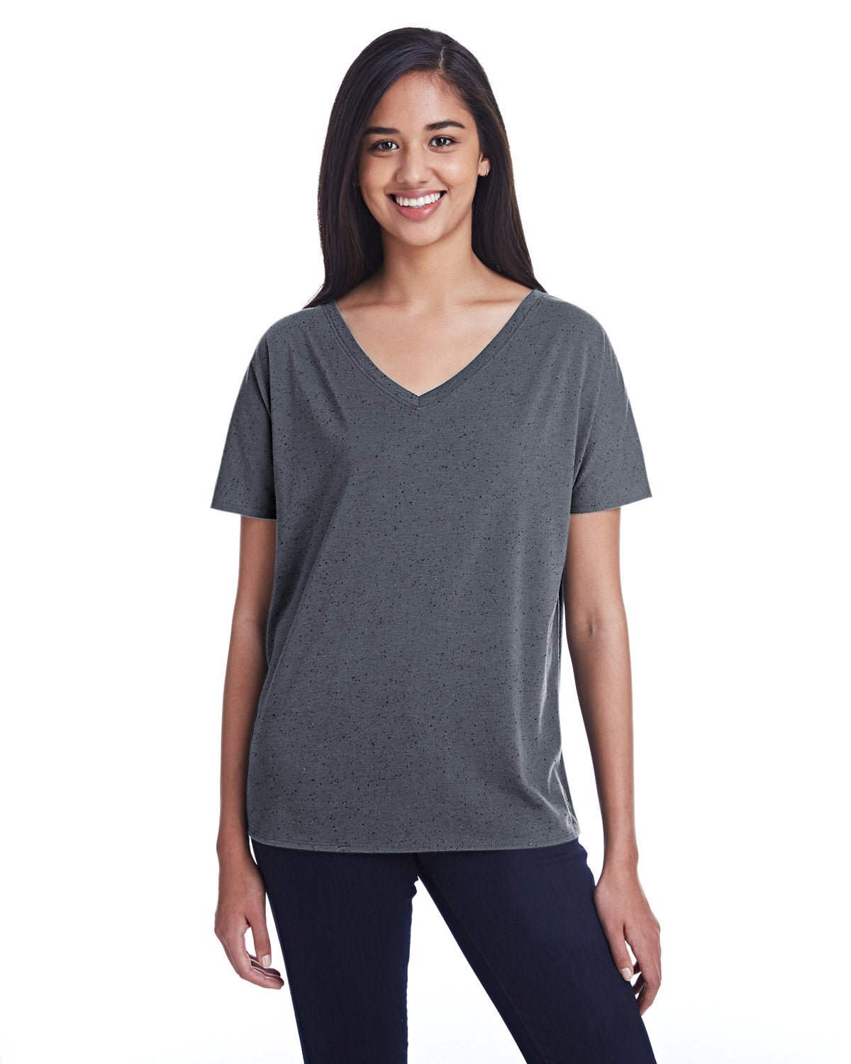 203FV-Threadfast Apparel-CHARCOAL FLECK-Threadfast Apparel-T-Shirts-1