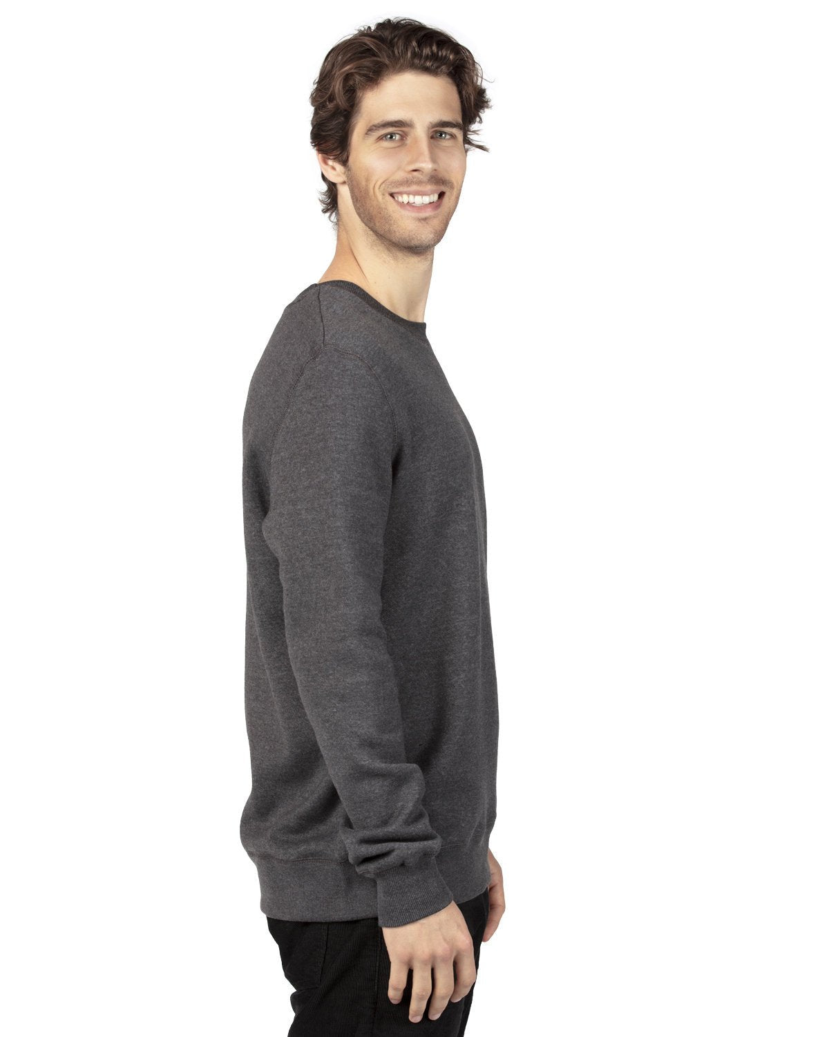 320C-Threadfast Apparel-CHARCOAL HEATHER-Threadfast Apparel-Sweatshirts-3