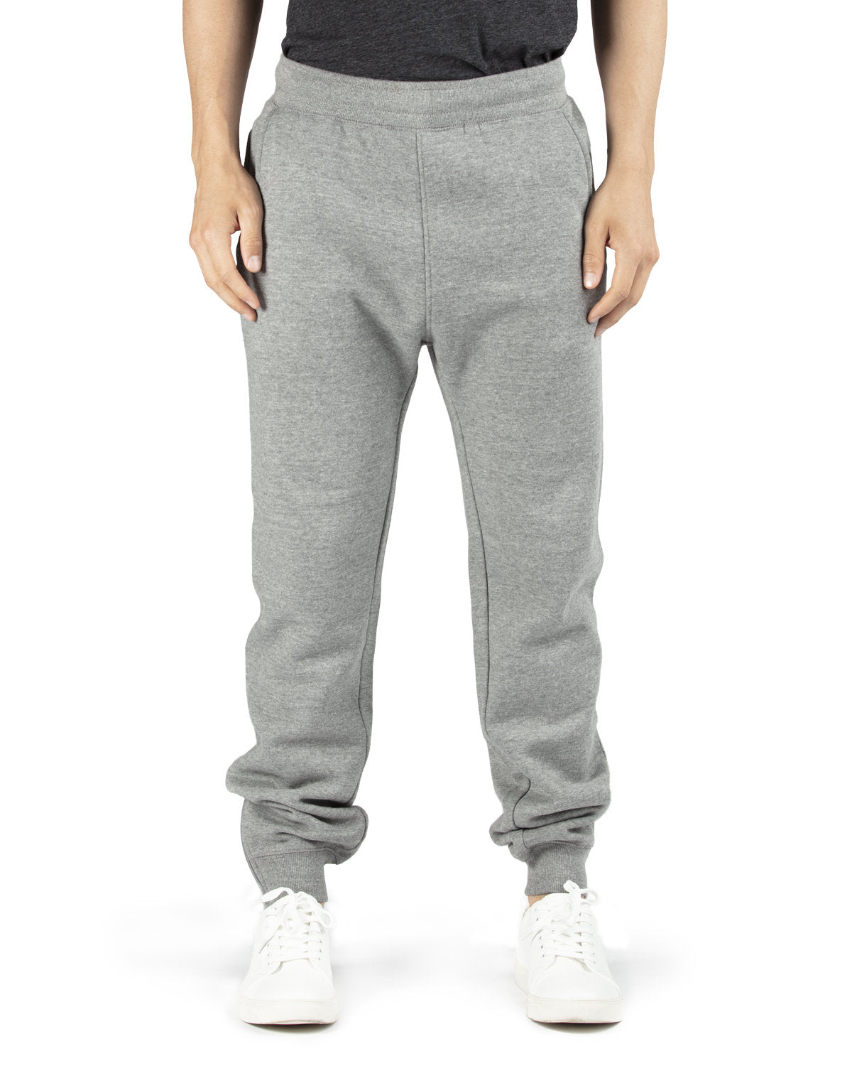 320P-Threadfast Apparel-HEATHER GREY-Threadfast Apparel-Pants-1