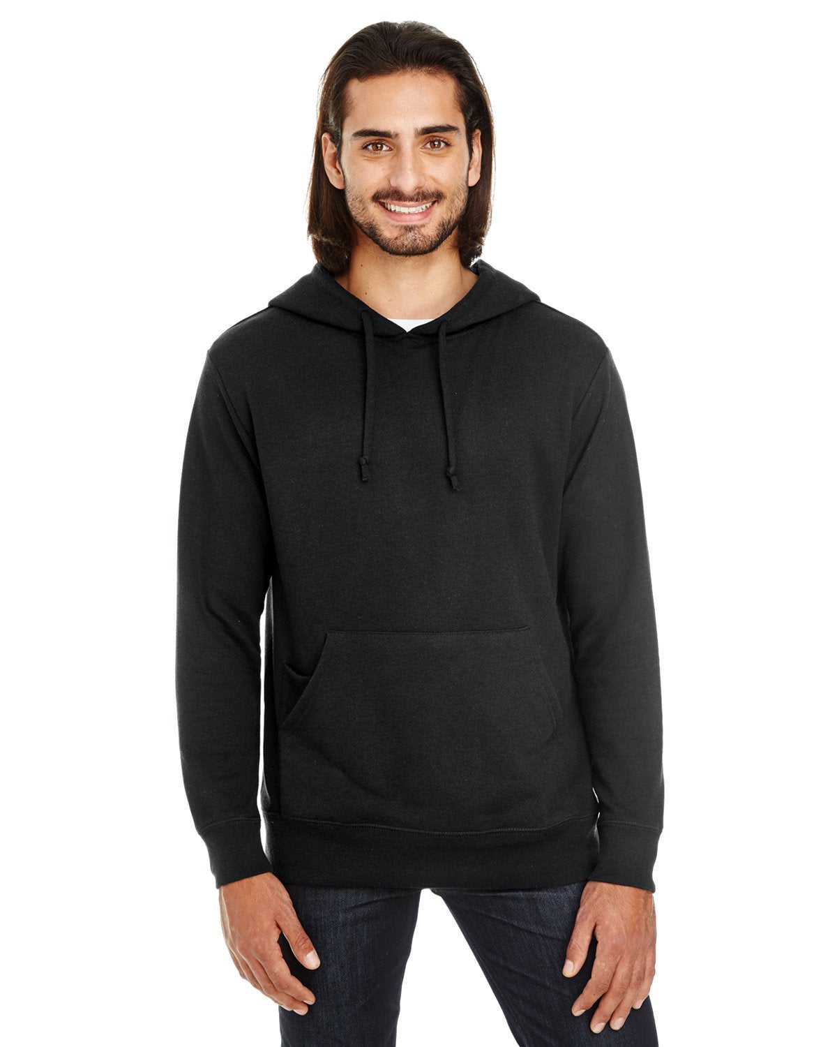 321H-Threadfast Apparel-BLACK SOLID-Threadfast Apparel-Sweatshirts-1