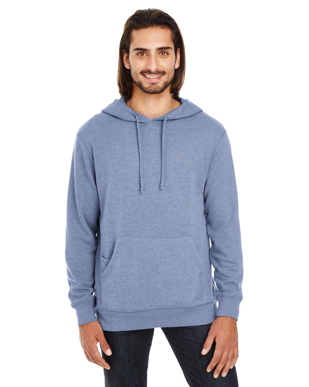 321H-Threadfast Apparel-DENIM HEATHER-Threadfast Apparel-Sweatshirts-1