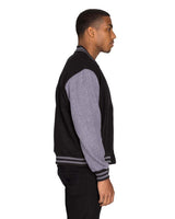 364J-Threadfast Apparel-BLACK/ CHAR HTH-Threadfast Apparel-Outerwear-3