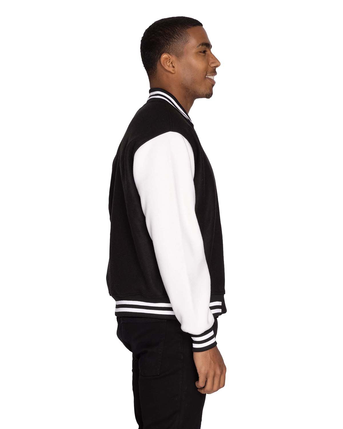 364J-Threadfast Apparel-BLACK/ WHITE-Threadfast Apparel-Outerwear-3