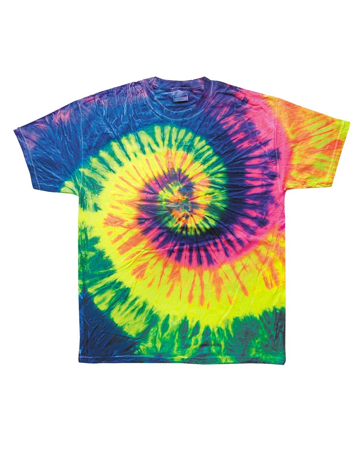 CD100-Tie-Dye-NEON RAINBOW-Tie-Dye-T-Shirts-1