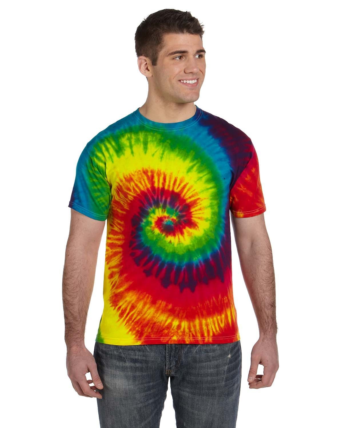 CD100-Tie-Dye-REACTIVE RAINBOW-Tie-Dye-T-Shirts-1