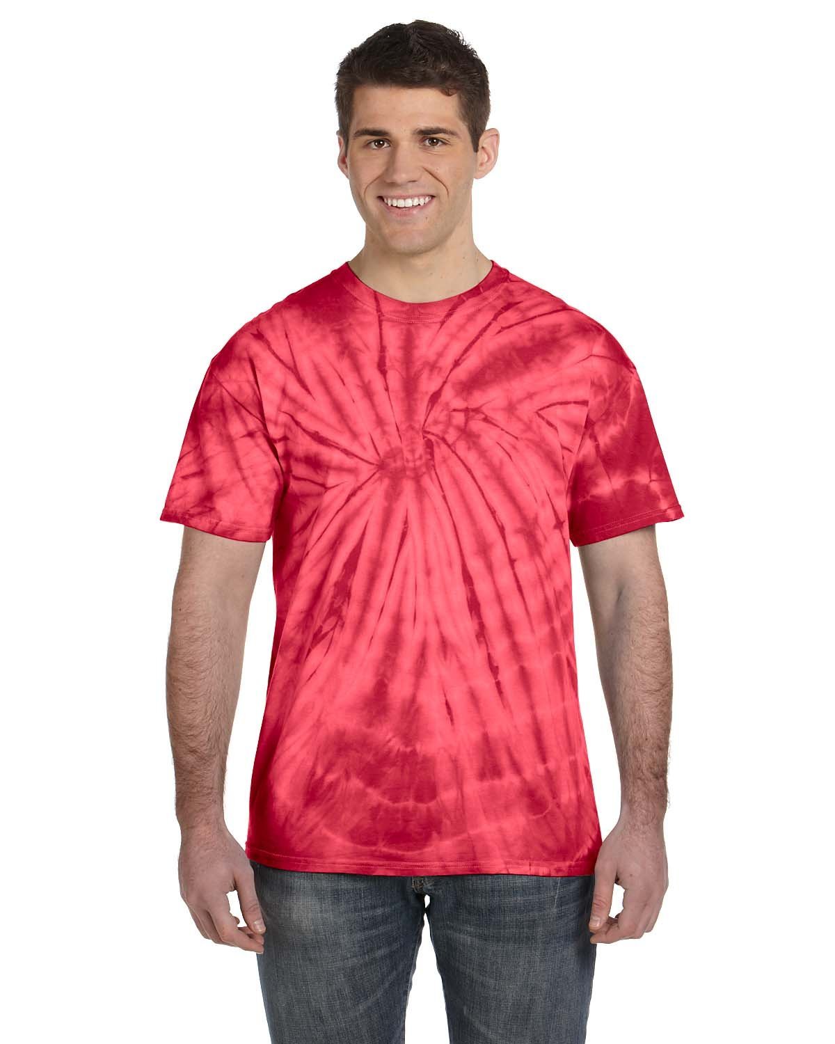 CD101-Tie-Dye-SPIDER RED-Tie-Dye-T-Shirts-1