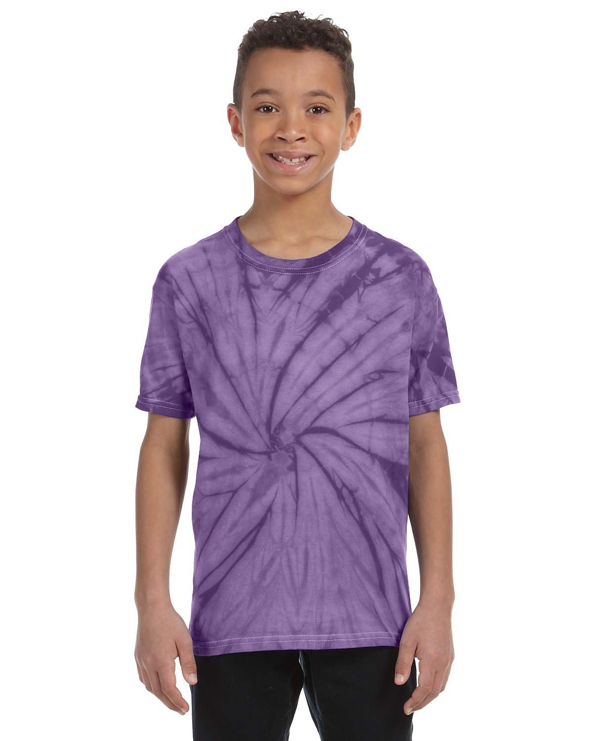 CD101Y-Tie-Dye-SPIDER PURPLE-Tie-Dye-T-Shirts-1