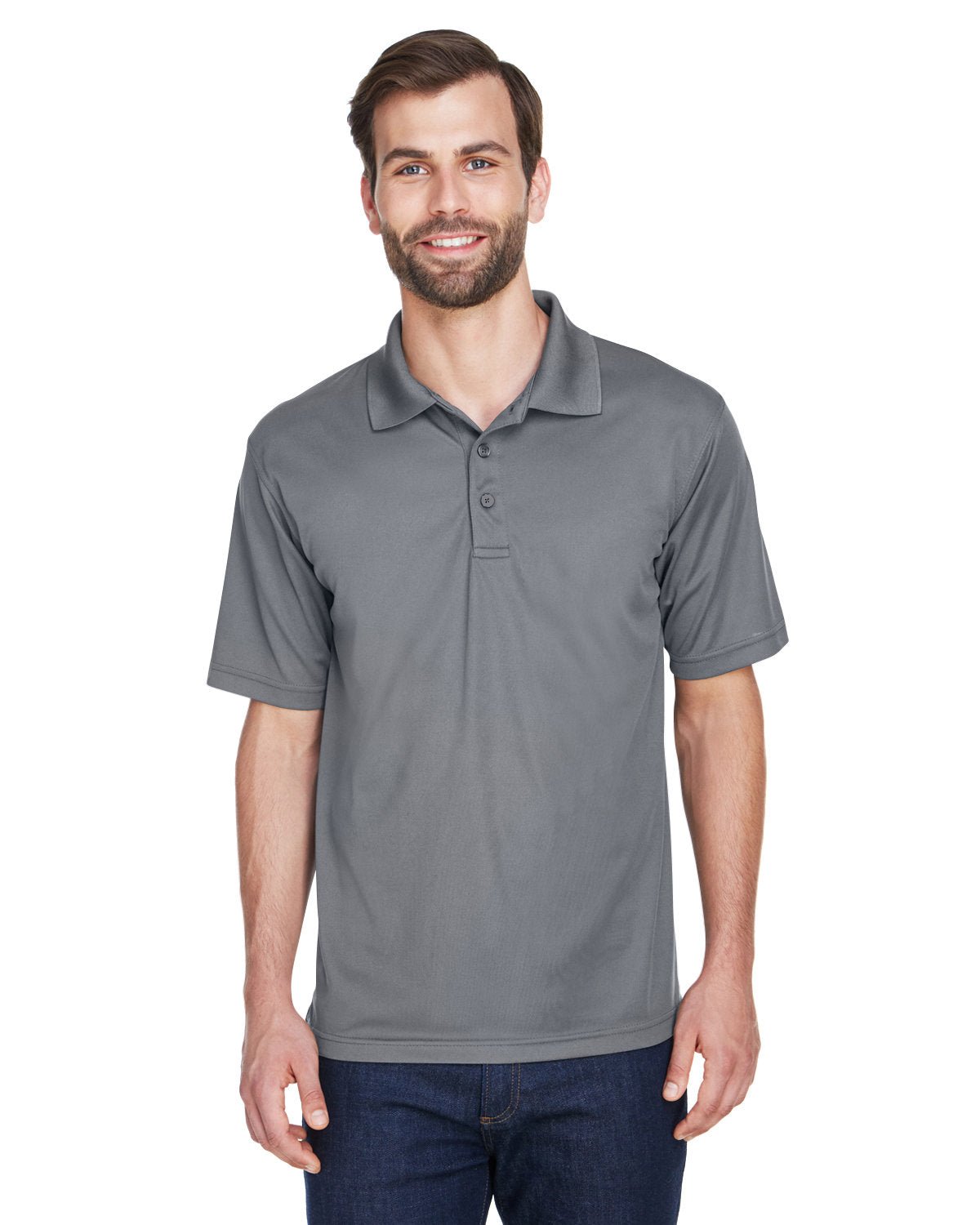 8210-UltraClub-CHARCOAL-UltraClub-Polos-1