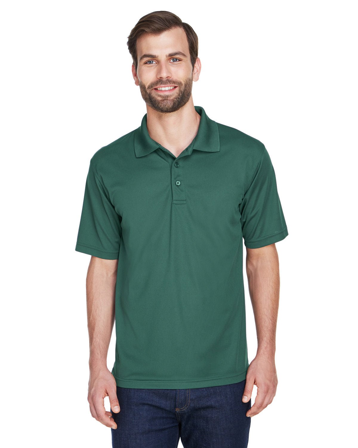 8210-UltraClub-FOREST GREEN-UltraClub-Polos-1