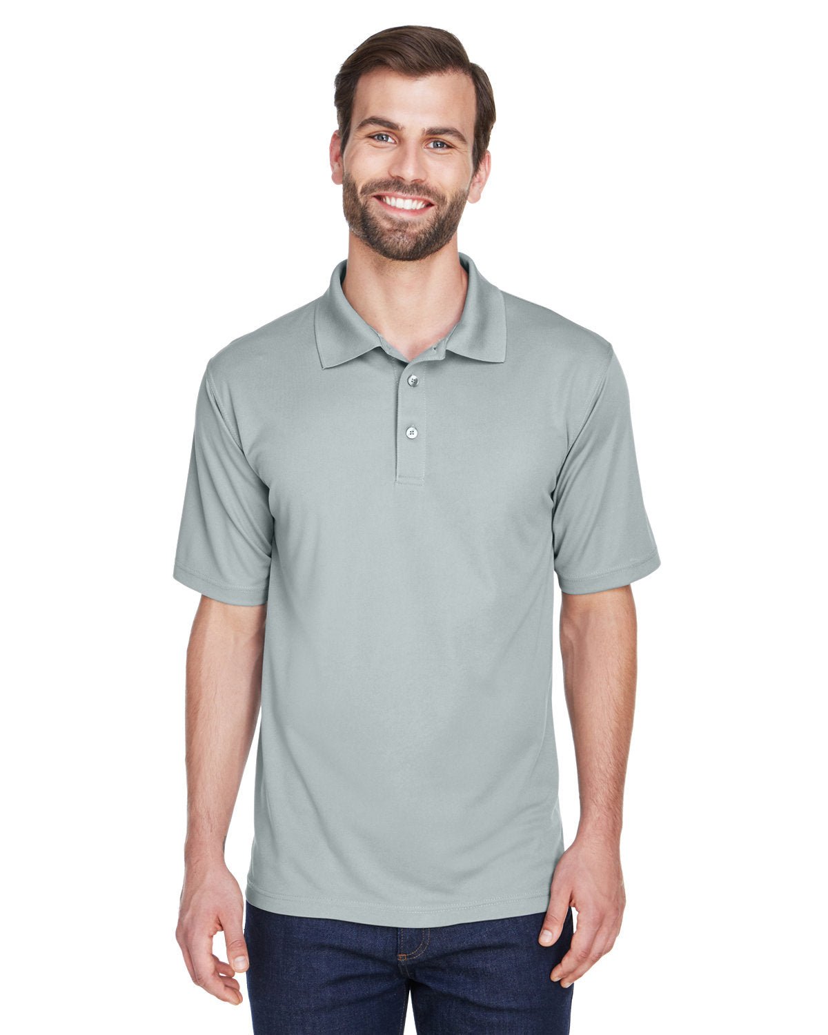 8210-UltraClub-SILVER-UltraClub-Polos-1