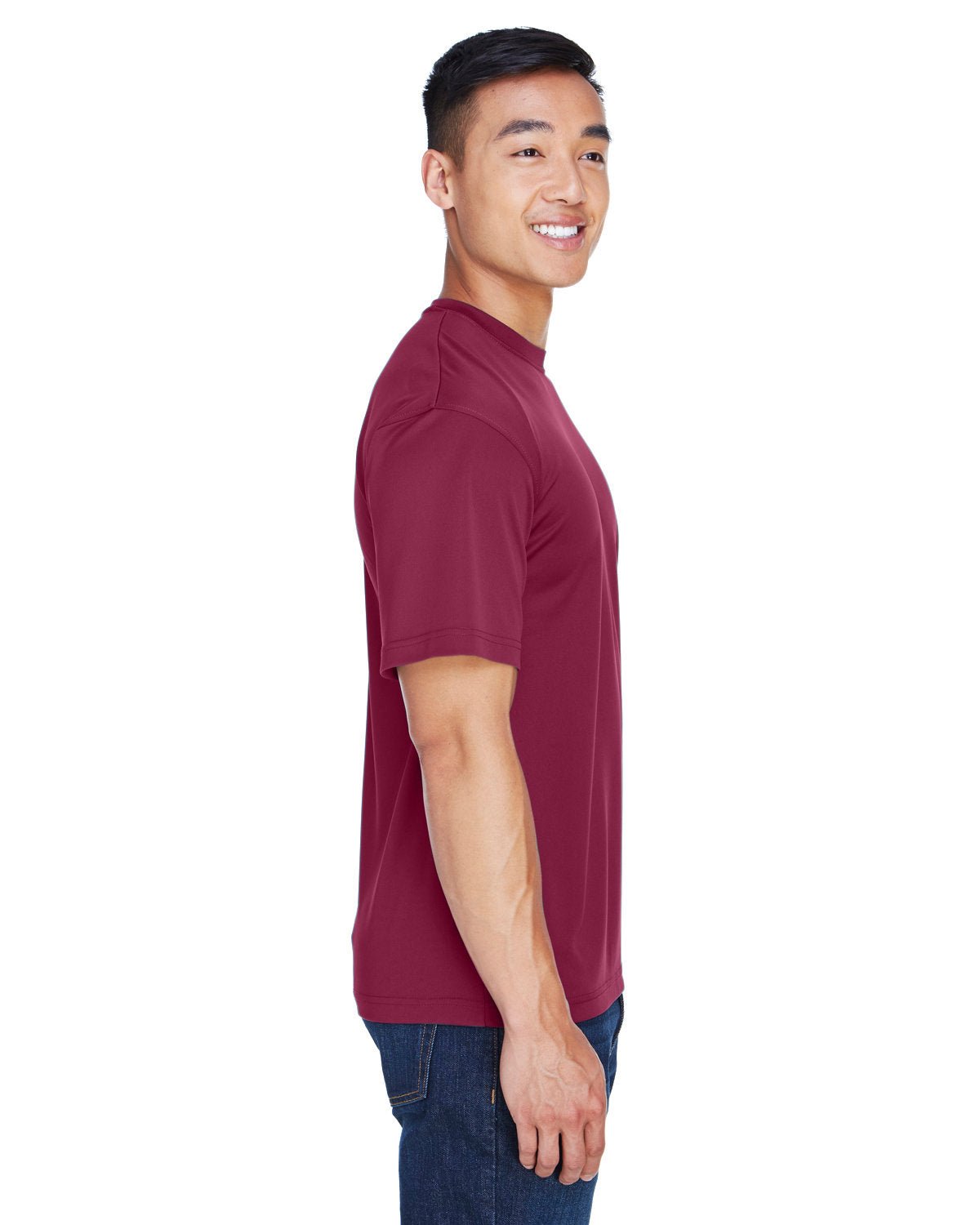 8400-UltraClub-MAROON-UltraClub-T-Shirts-3