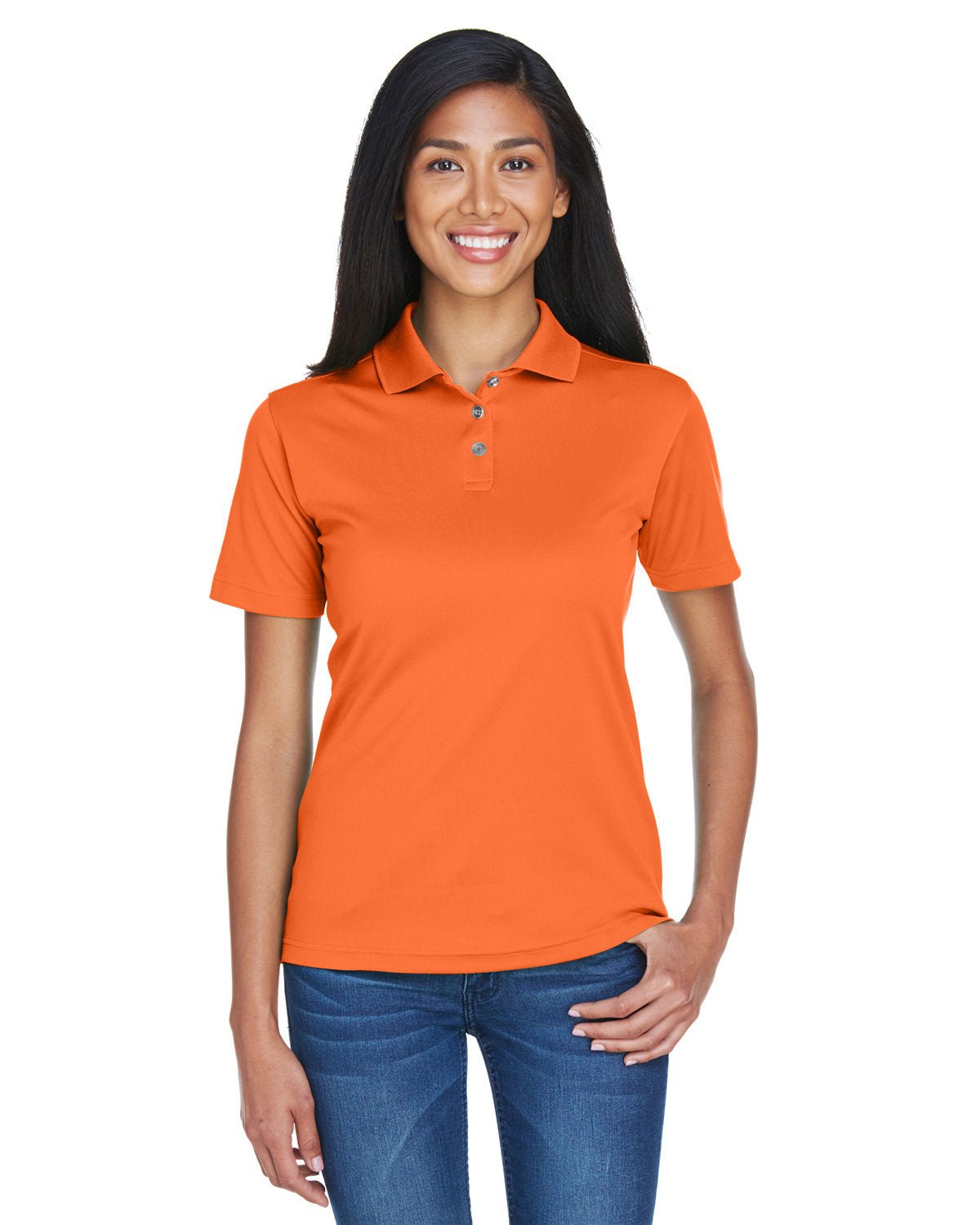 8404-UltraClub-ORANGE-UltraClub-Polos-1