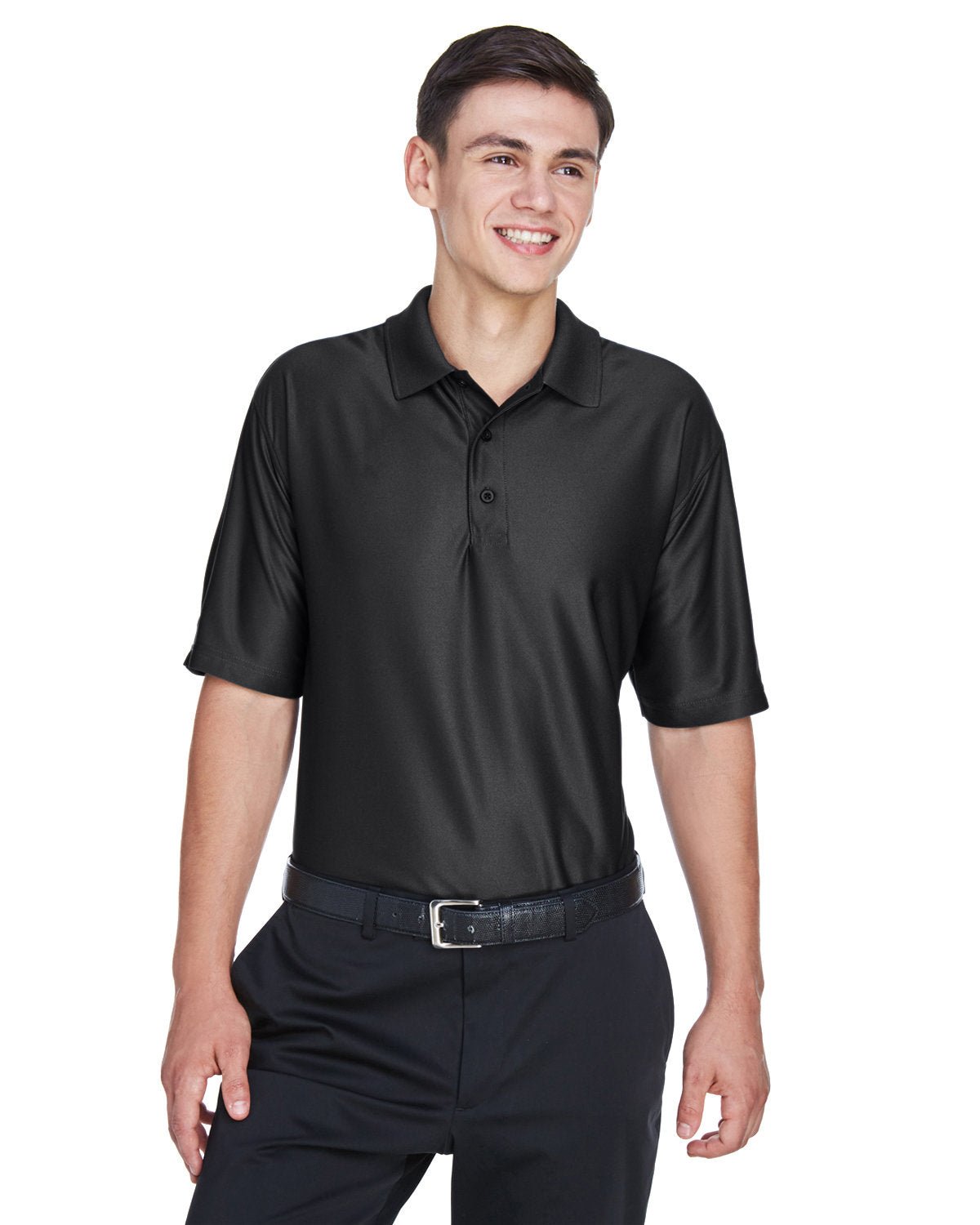 8415-UltraClub-BLACK-UltraClub-Polos-1