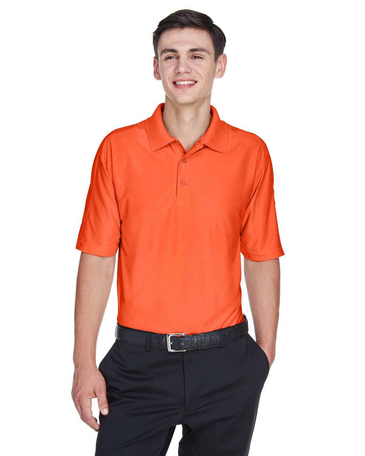 8415-UltraClub-ORANGE-UltraClub-Polos-1