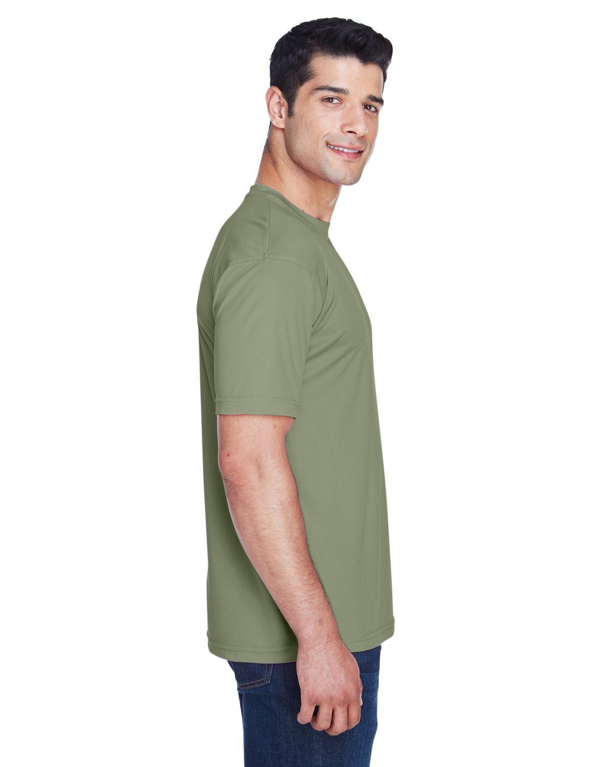 8420-UltraClub-MILITARY GREEN-UltraClub-T-Shirts-3