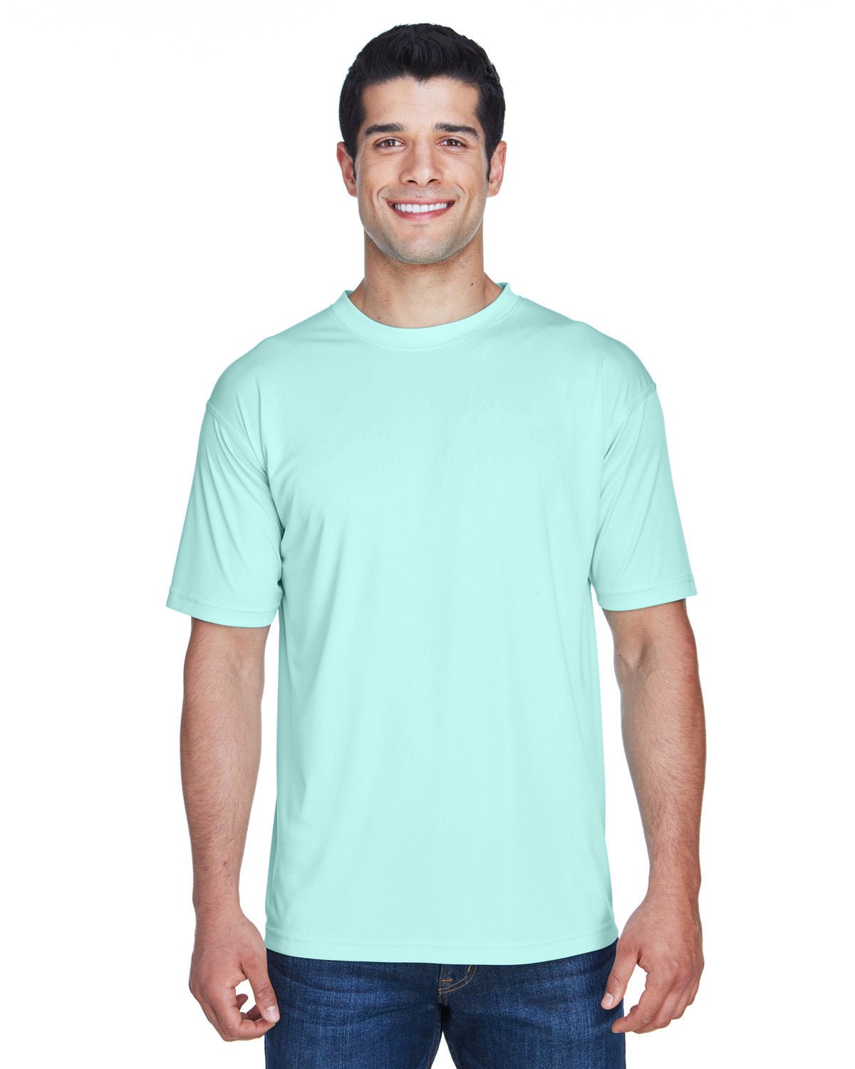 8420-UltraClub-SEA FROST-UltraClub-T-Shirts-1