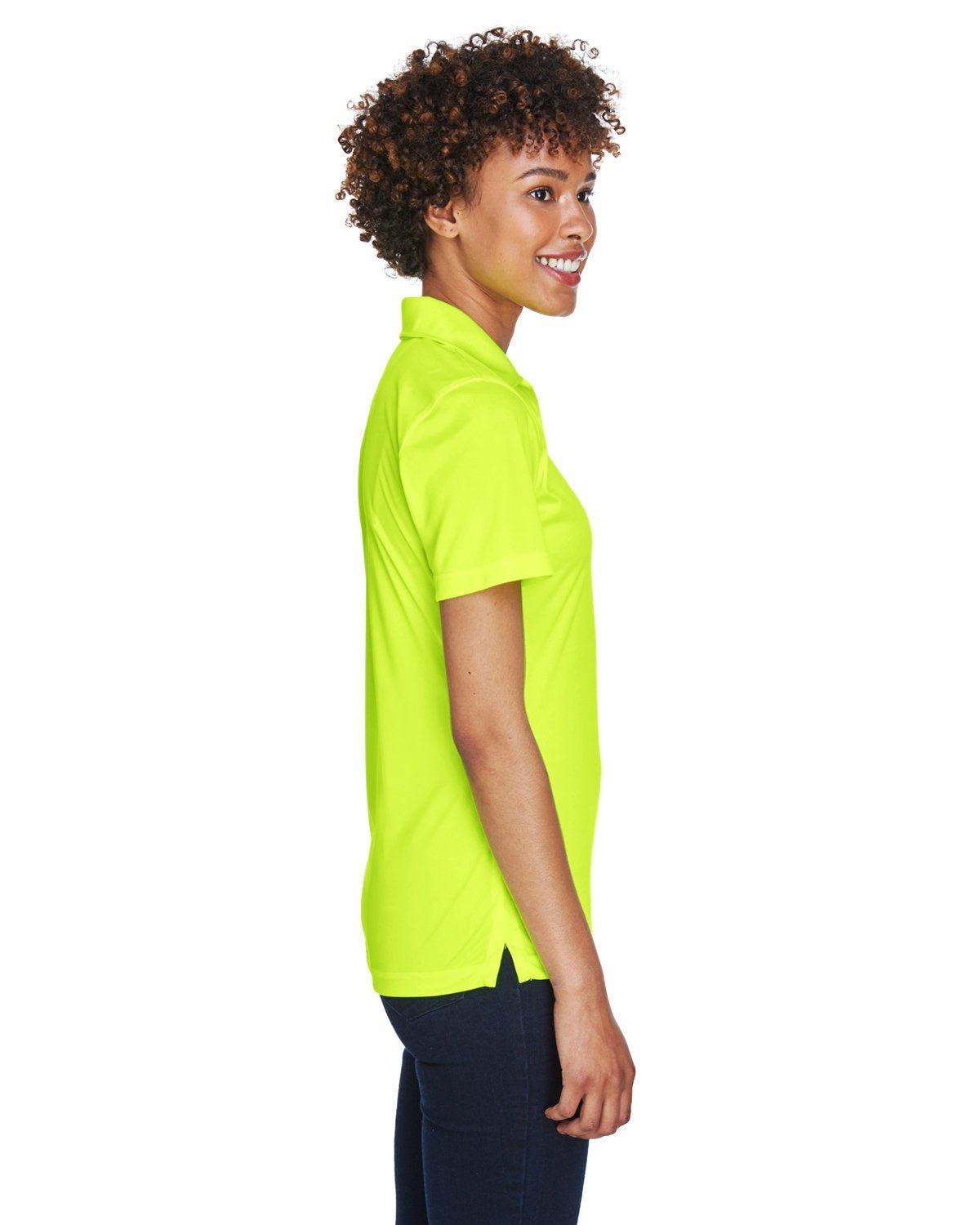 8425L-UltraClub-BRIGHT YELLOW-UltraClub-Polos-3