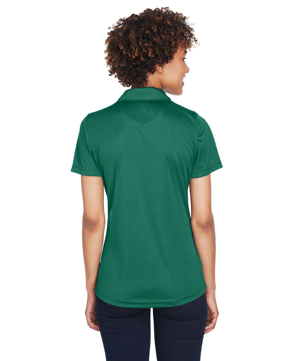 8425L-UltraClub-FOREST GREEN-UltraClub-Polos-2