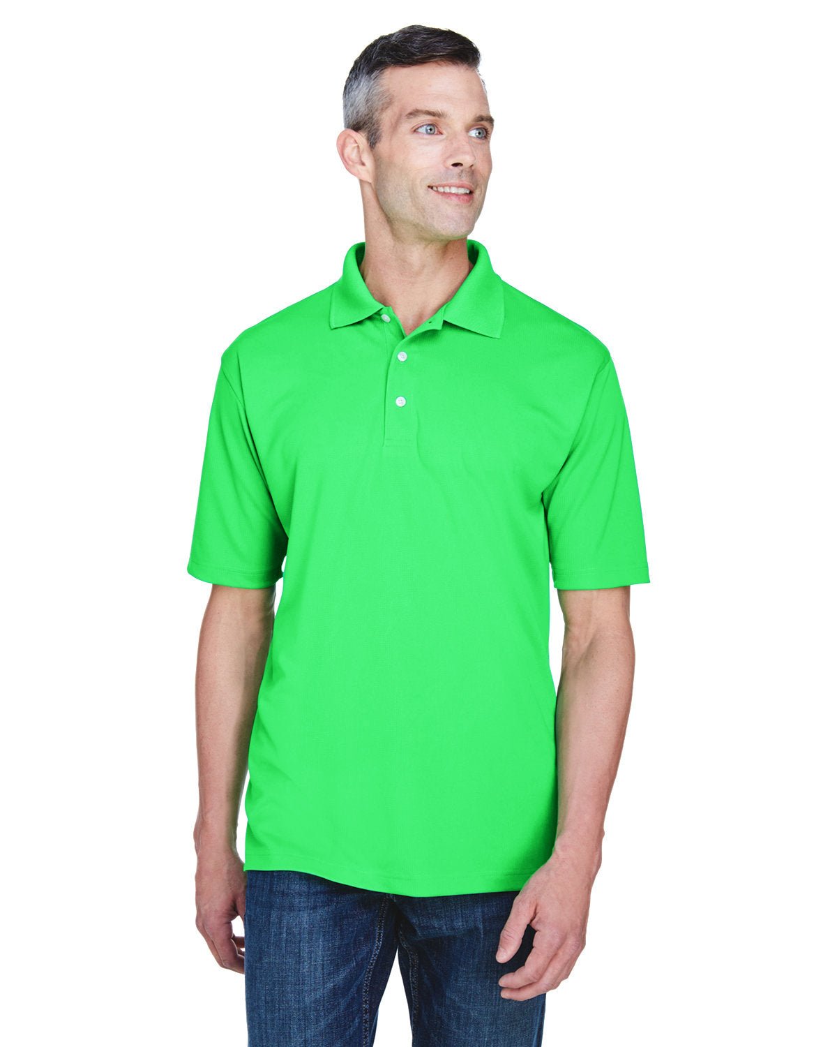 8445-UltraClub-COOL GREEN-UltraClub-Polos-1