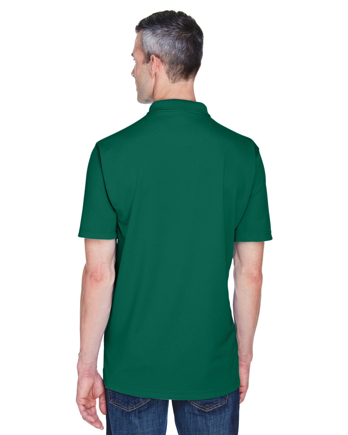 8445-UltraClub-FOREST GREEN-UltraClub-Polos-2