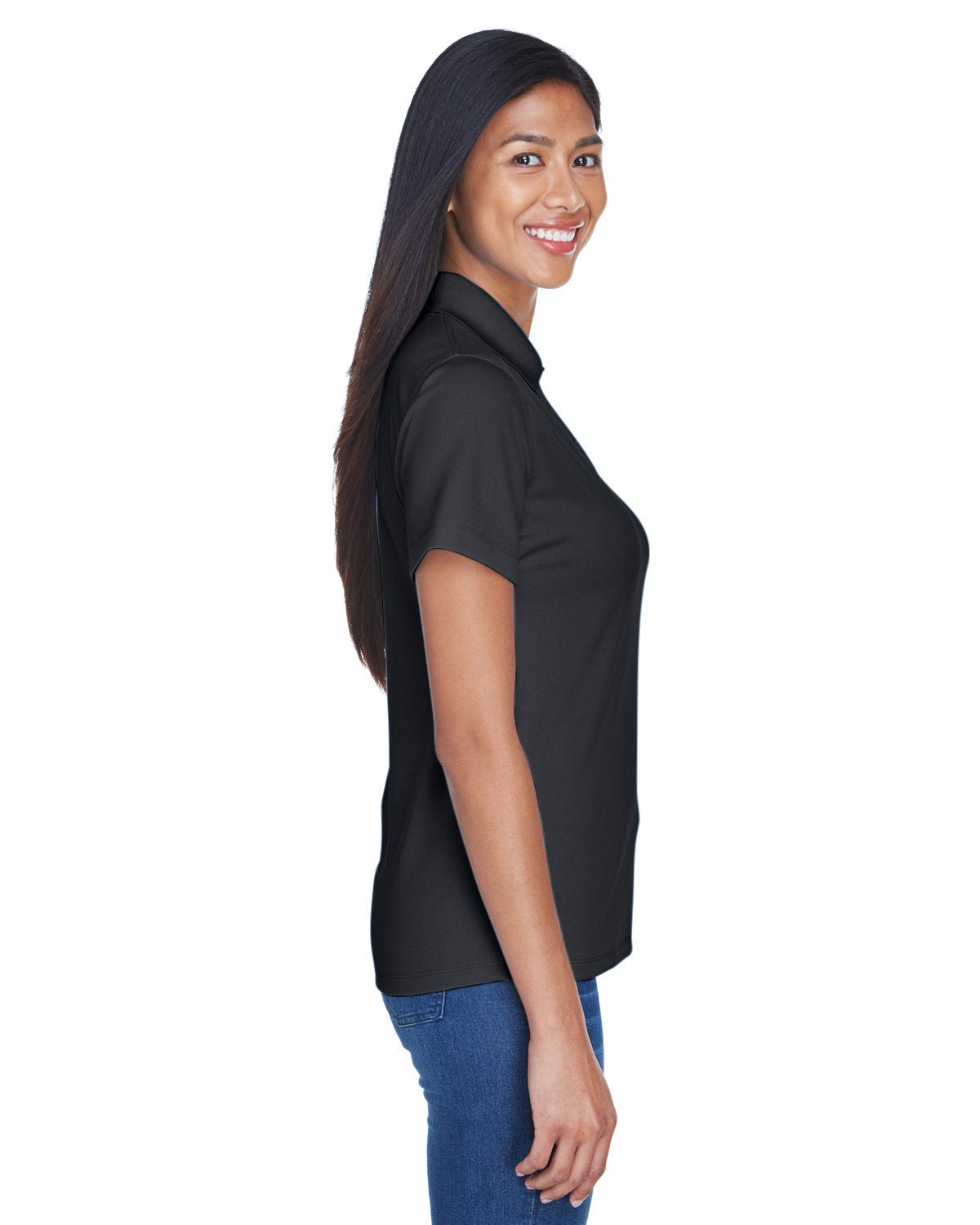 8445L-UltraClub-BLACK-UltraClub-Polos-3