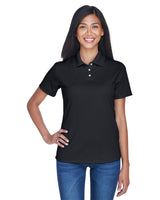 8445L-UltraClub-BLACK-UltraClub-Polos-1