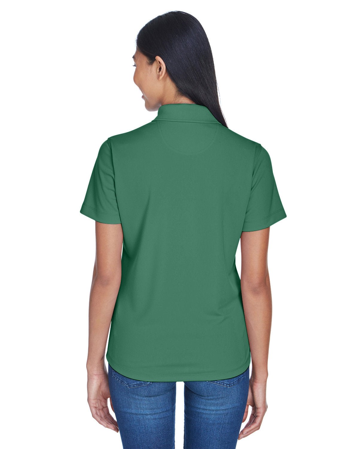 8445L-UltraClub-FOREST GREEN-UltraClub-Polos-2