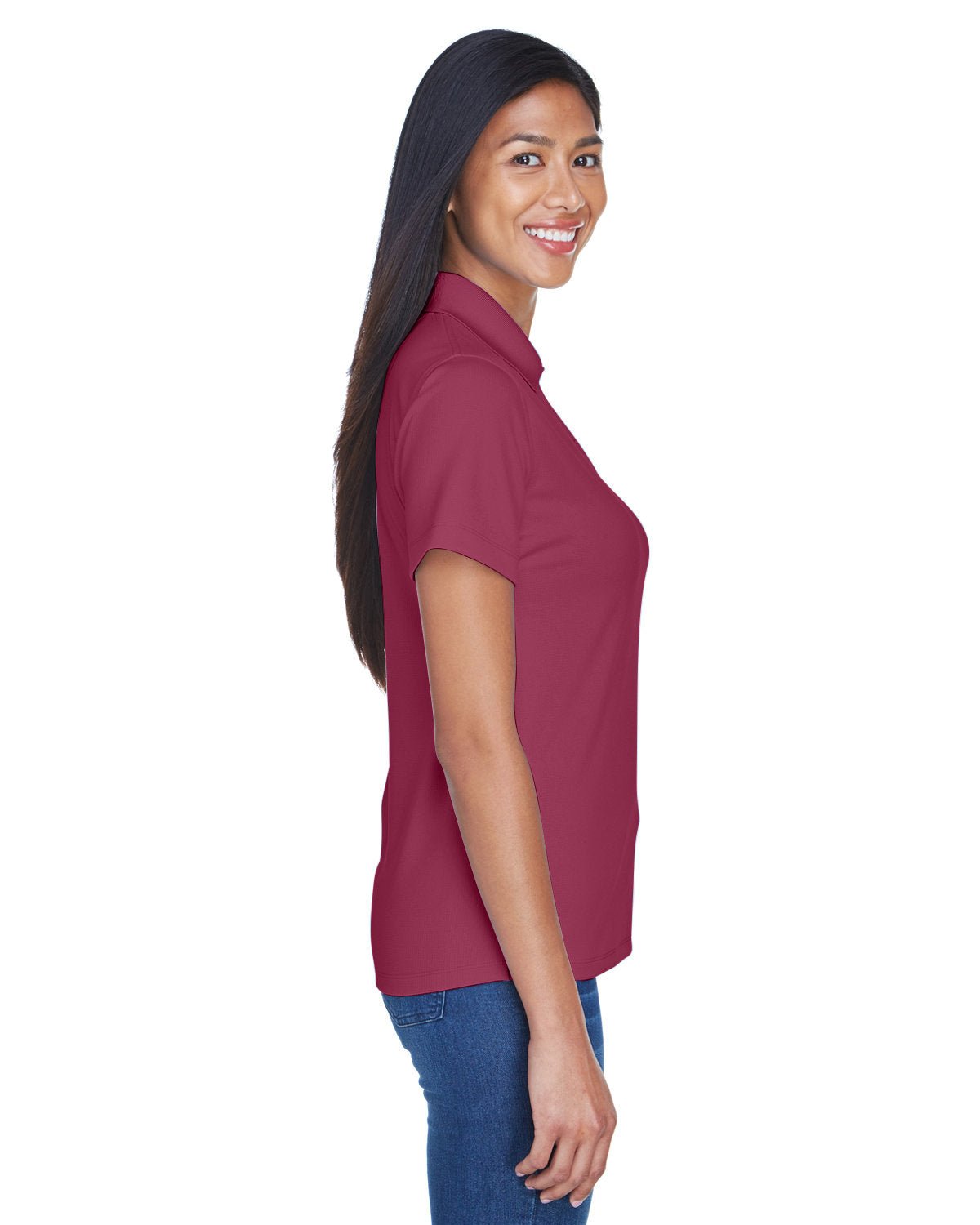 8445L-UltraClub-MAROON-UltraClub-Polos-3