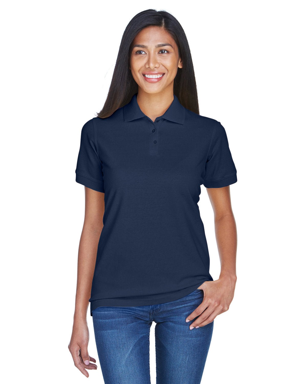 8530-UltraClub-NAVY-UltraClub-Polos-1