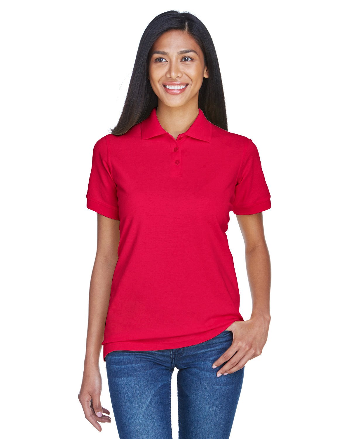 8530-UltraClub-RED-UltraClub-Polos-1