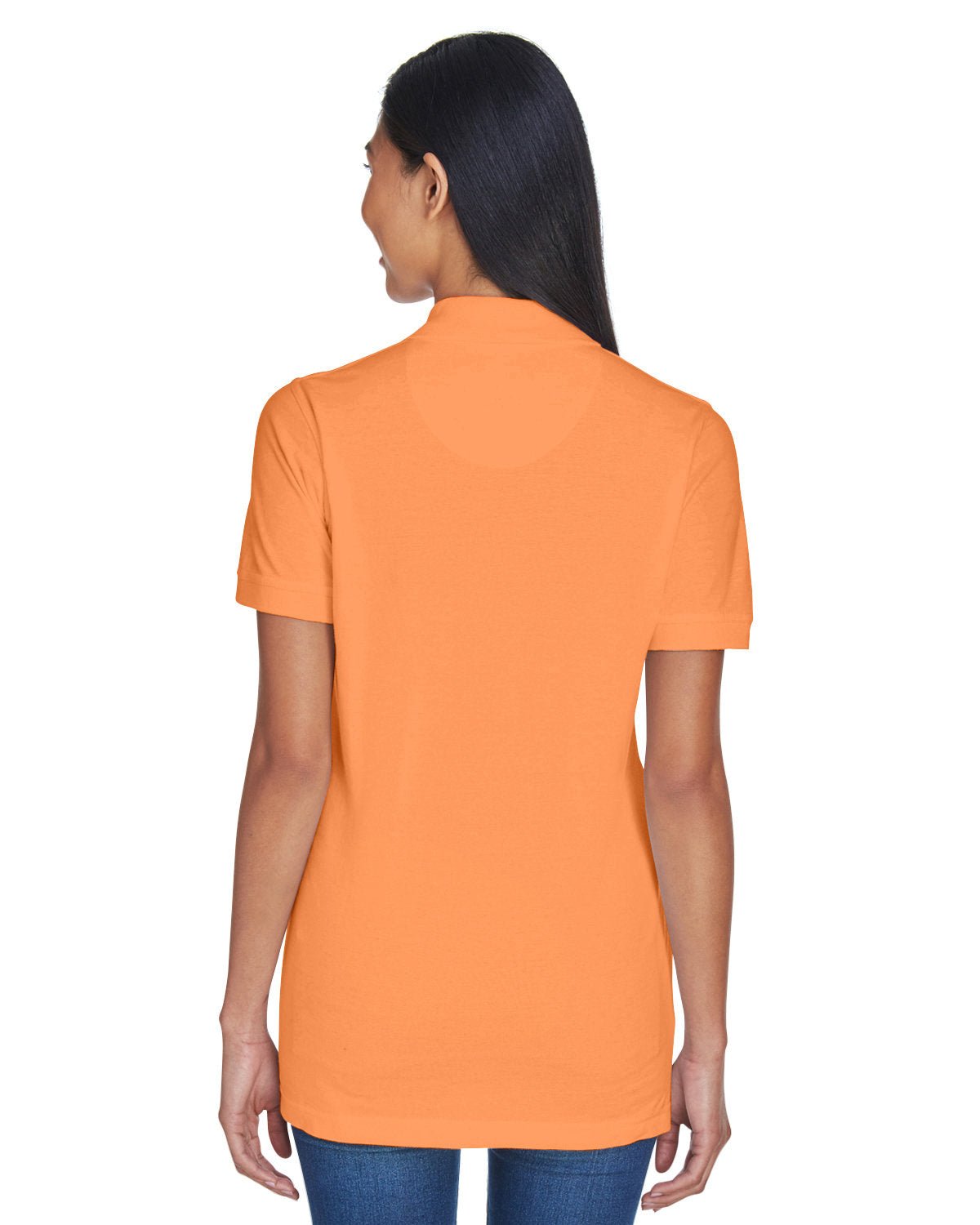 8530-UltraClub-TANGERINE-UltraClub-Polos-2