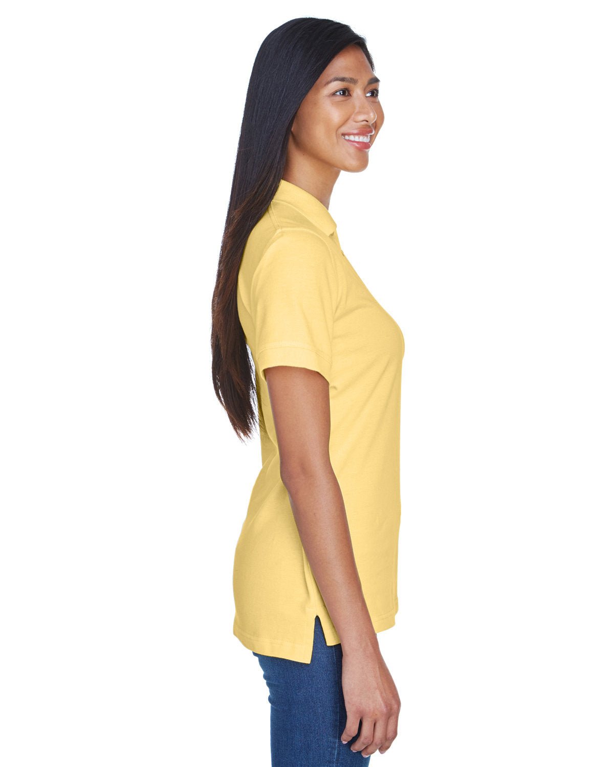 8530-UltraClub-YELLOW-UltraClub-Polos-3