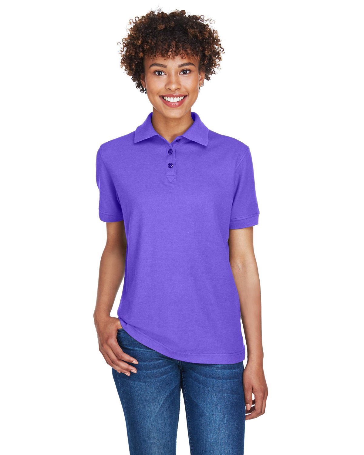 8541-UltraClub-PURPLE-UltraClub-Polos-1