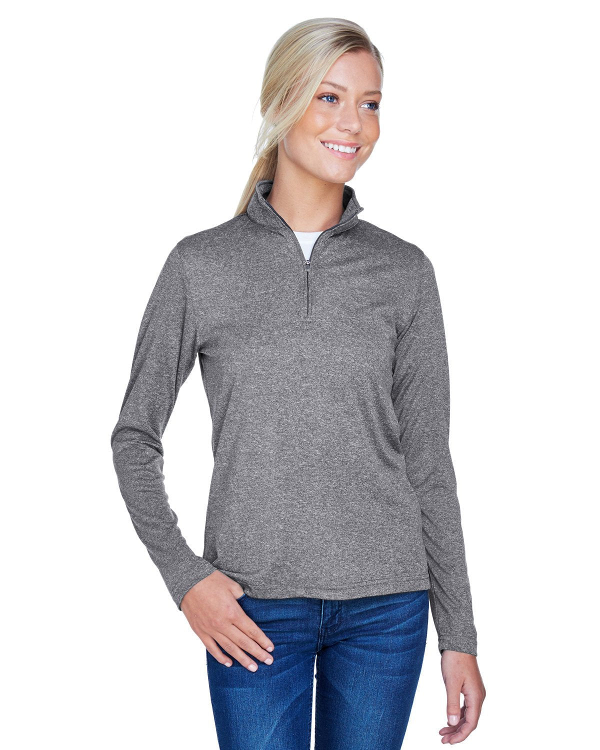 8618W-UltraClub-CHARCOAL HEATHER-UltraClub-Knits and Layering-1