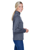 8618W-UltraClub-NAVY HEATHER-UltraClub-Knits and Layering-3