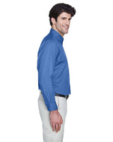 8975-UltraClub-FRENCH BLUE-UltraClub-Woven Shirts-3