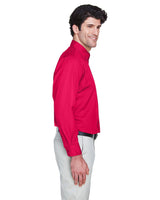 8975-UltraClub-RED-UltraClub-Woven Shirts-3