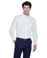 8975-UltraClub-WHITE-UltraClub-Woven Shirts-1