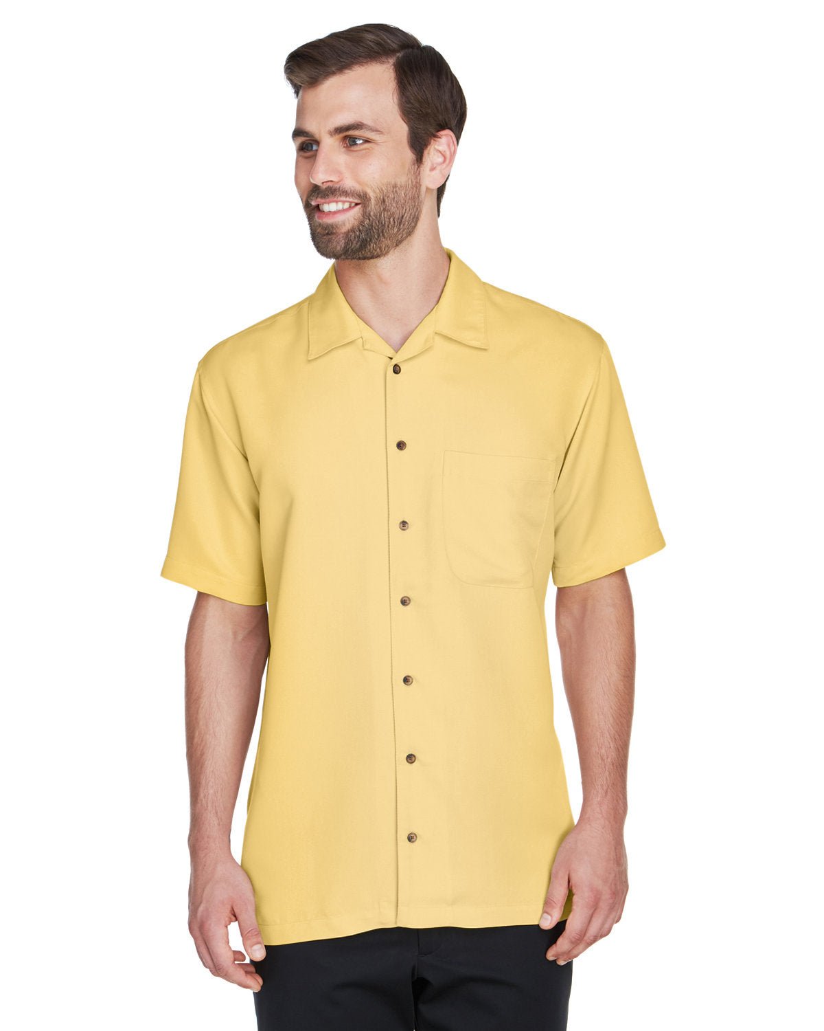 8980-UltraClub-BANANA-UltraClub-Woven Shirts-1