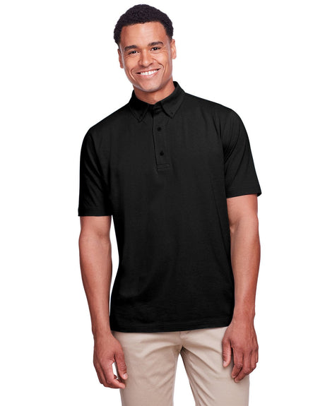 UC105-UltraClub-BLACK-UltraClub-Polos-1