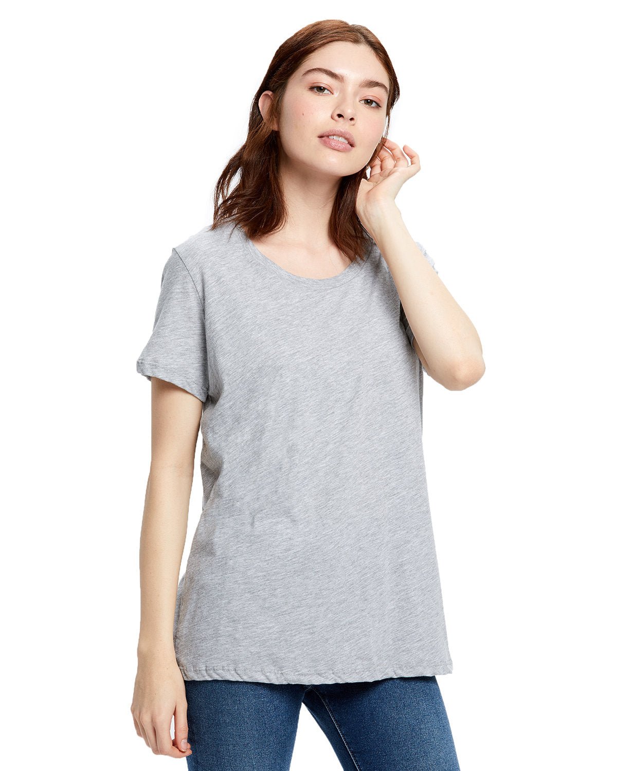 US115-US Blanks-HEATHER GREY-US Blanks-T-Shirts-1