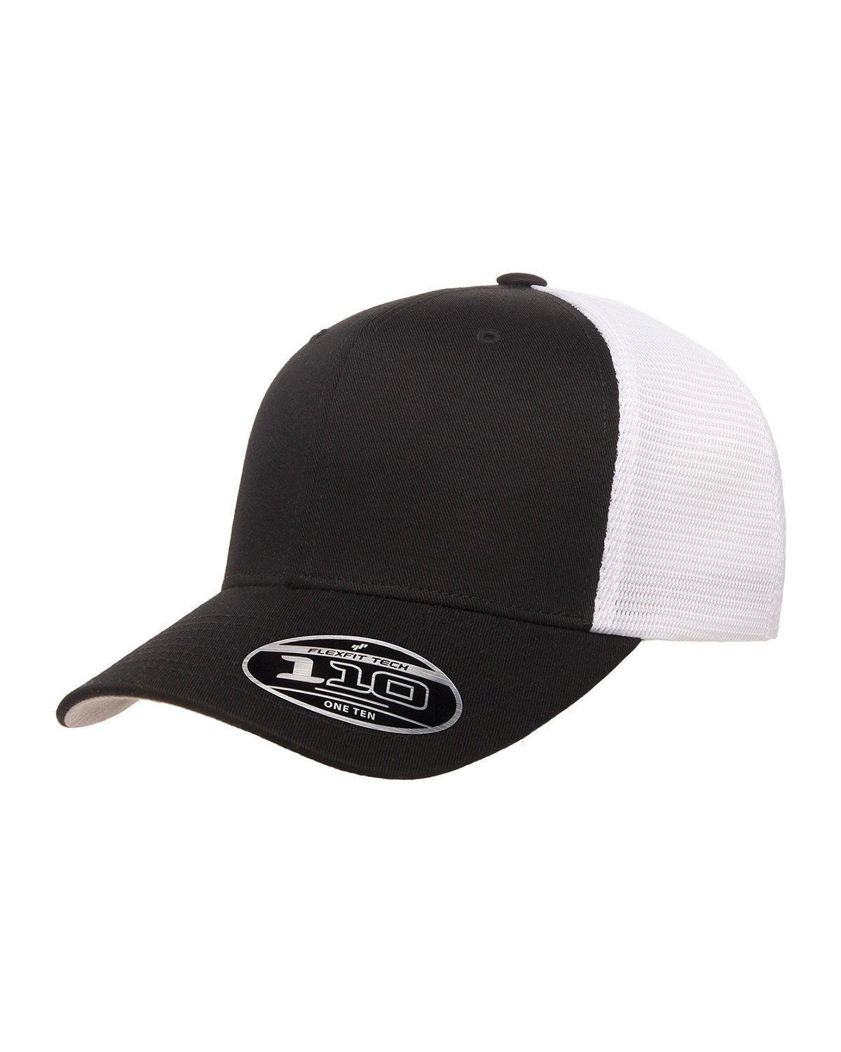 110MT-Yupoong-BLACK/ WHITE-Yupoong-Headwear-3