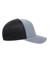 110MT-Yupoong-HTHR GREY/ BLACK-Yupoong-Headwear-3