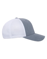 110MT-Yupoong-HTHR GREY/ WHITE-Yupoong-Headwear-3