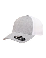 110MT-Yupoong-MELNGE SLVR/ WHT-Yupoong-Headwear-3