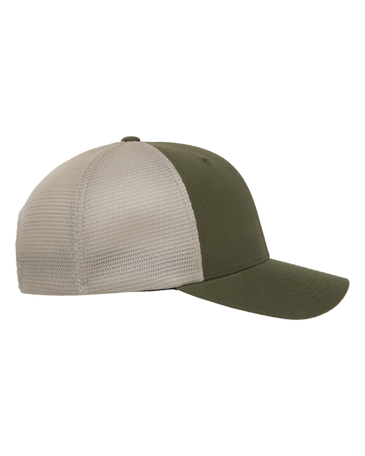 110MT-Yupoong-OLIVE GRN/ KHAKI-Yupoong-Headwear-3