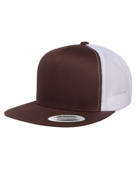 6006-Yupoong-BROWN/ WHITE-Yupoong-Headwear-1