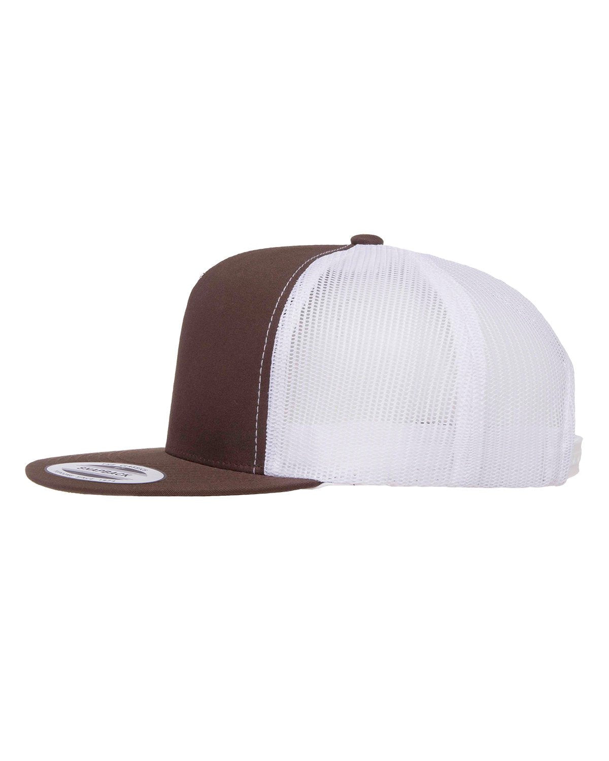 6006-Yupoong-BROWN/ WHITE-Yupoong-Headwear-3